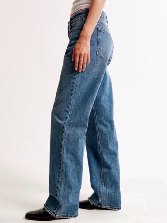 Abercrombie & Fitch Denim - Abercrombie Curve Love Low Rise Baggy Jean